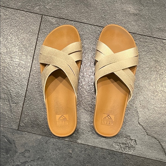 Reef Shoes - Reef Women's Gold Slide Sandals
